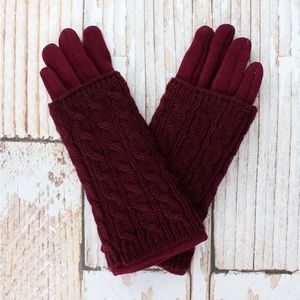 NEW Smart Touch Gloves Burgundy
